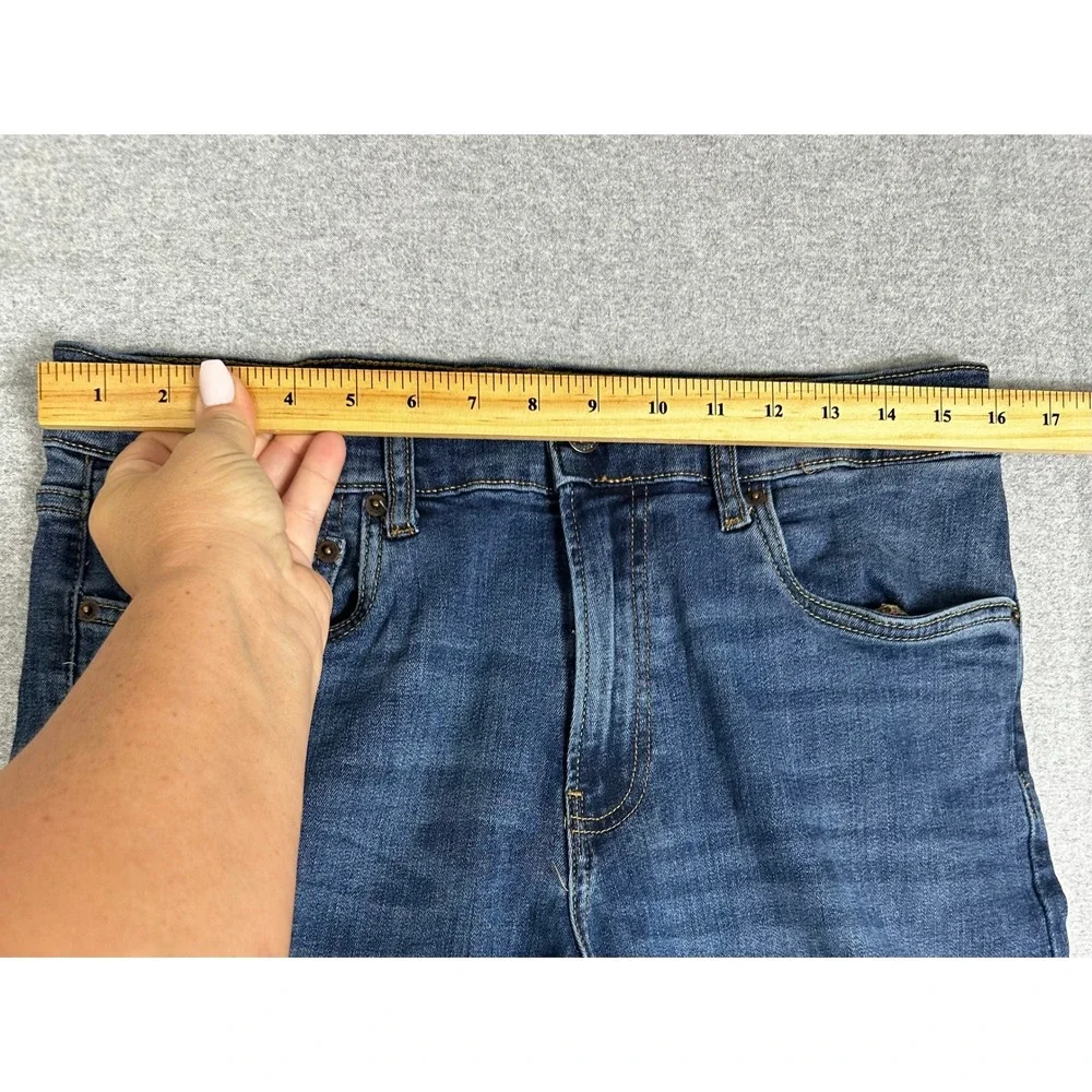 Lucky Brand 412 Athletic Slim Jeans Mens 32x32 Blue Stark Wash Denim